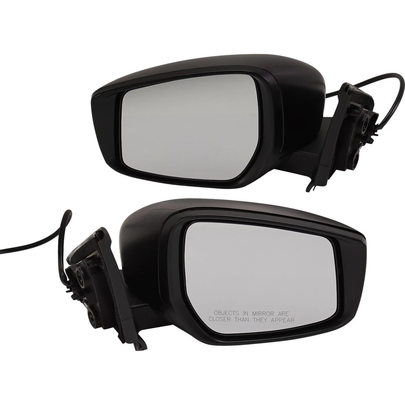 Power Mirrors for Nissan Kicks (2018–2019) Textured Black