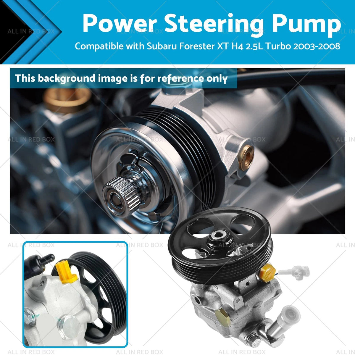 Power Steering Pump for Subaru Forester XT H4 2.5L Turbo (2003–2008)