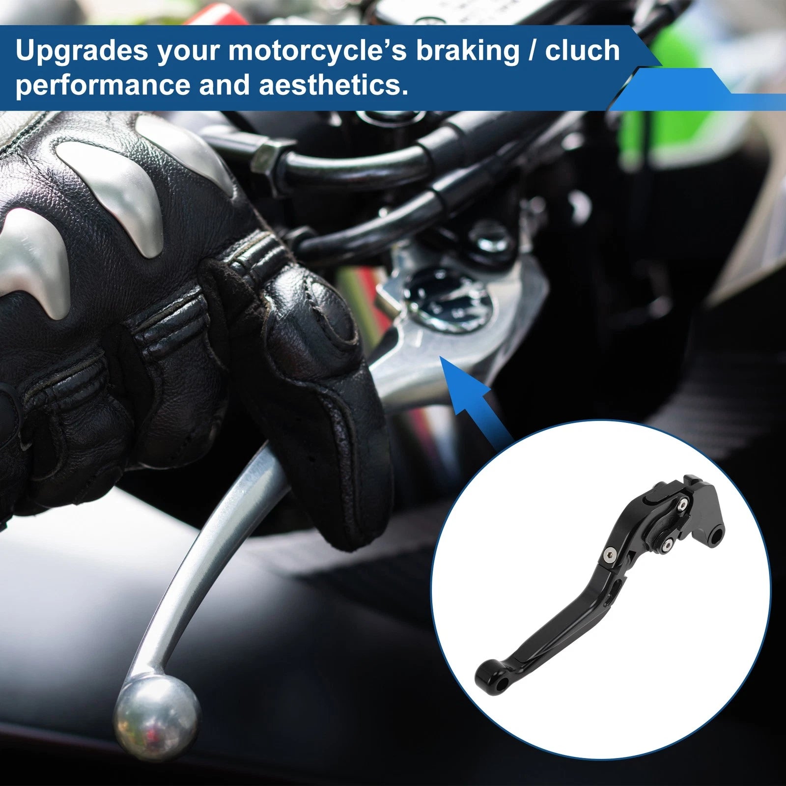 Adjustable Brake Clutch Levers for Honda CBR650R (2019–2023) - Black Titanium 1Pair