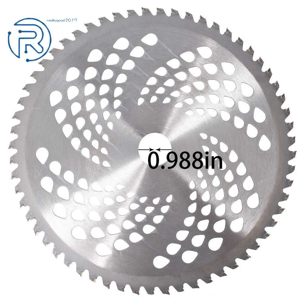 Set of 2 Carbide Tip Brush Blades for Cutter (10" x 60T)