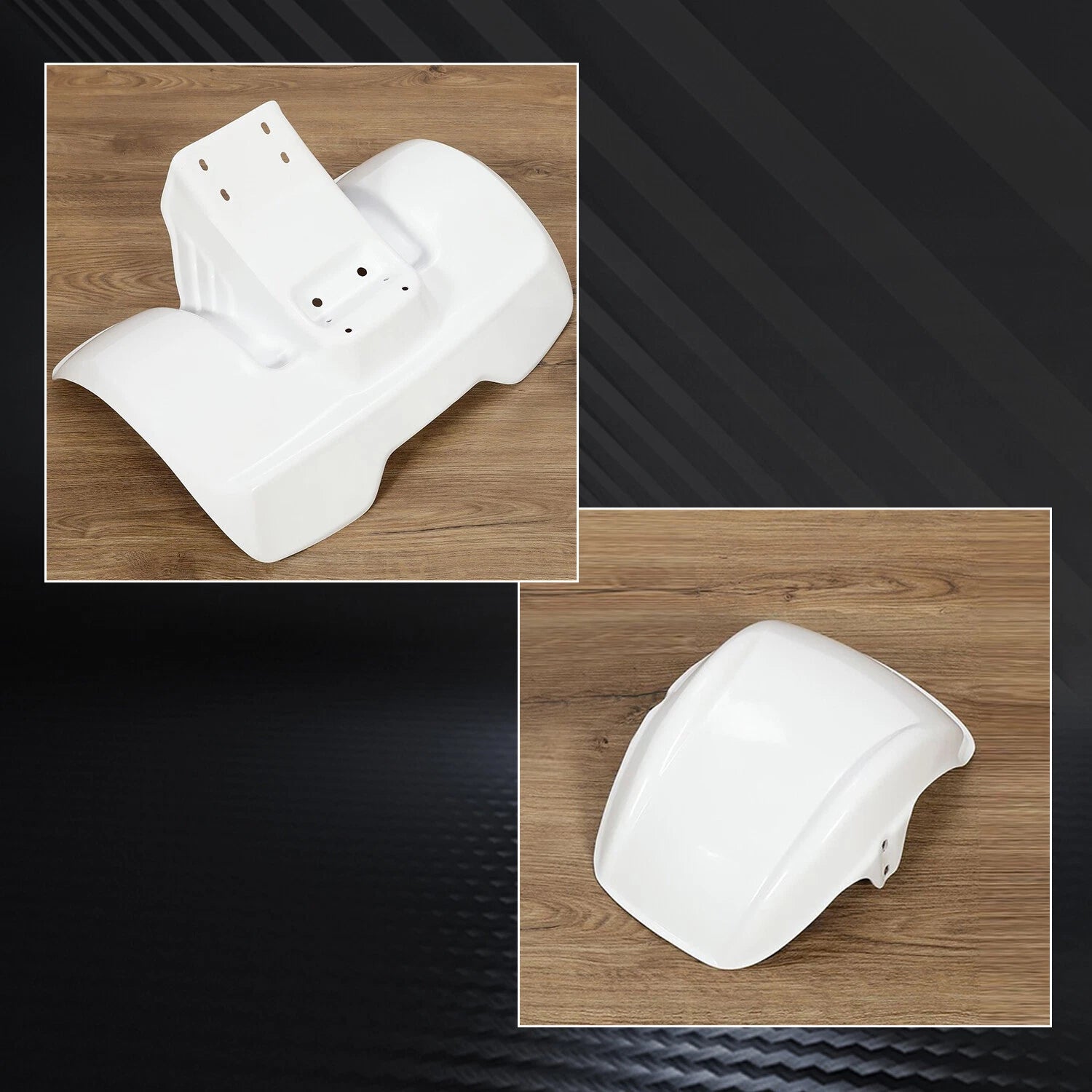 Fender Kit for Honda ATC70 (1978–1985) - White Plastic Front & Rear