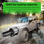 3000LBS 12V Electric Winch for ATV UTV Truck Off Road (3000lb)