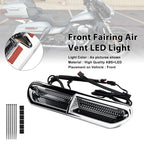 Front Fairing Air Vent LED Light for Touring Street Glide (2014–2024) Chrome