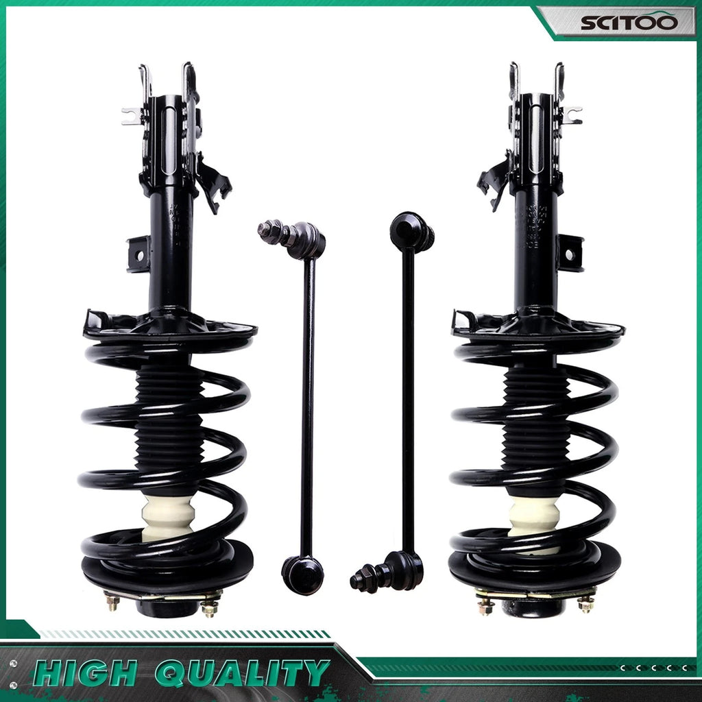 Front Strut w/Coil Spring Stabilizer Bar Link Kit for Nissan Quest (2004–2009)