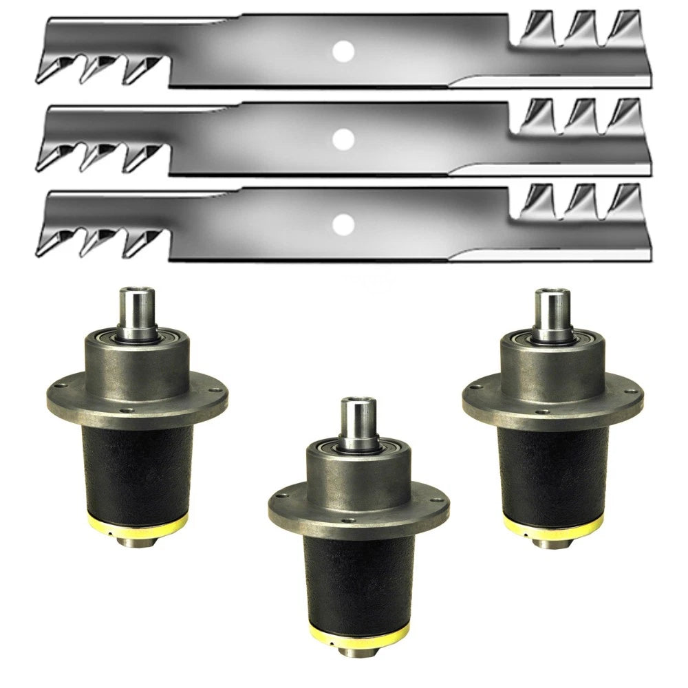 Mulching Blade & Deck Spindle Kit for Exmark (Replaces 1-613112)