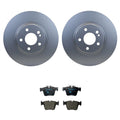 Hella Rear Rotors & Low-Met Disc Brake Pad Kit for C205 C43 AMG (2015–2020)