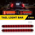 AUXITO 2X Red LED Stop Turn Tail Light Bar for Car Truck Trailer