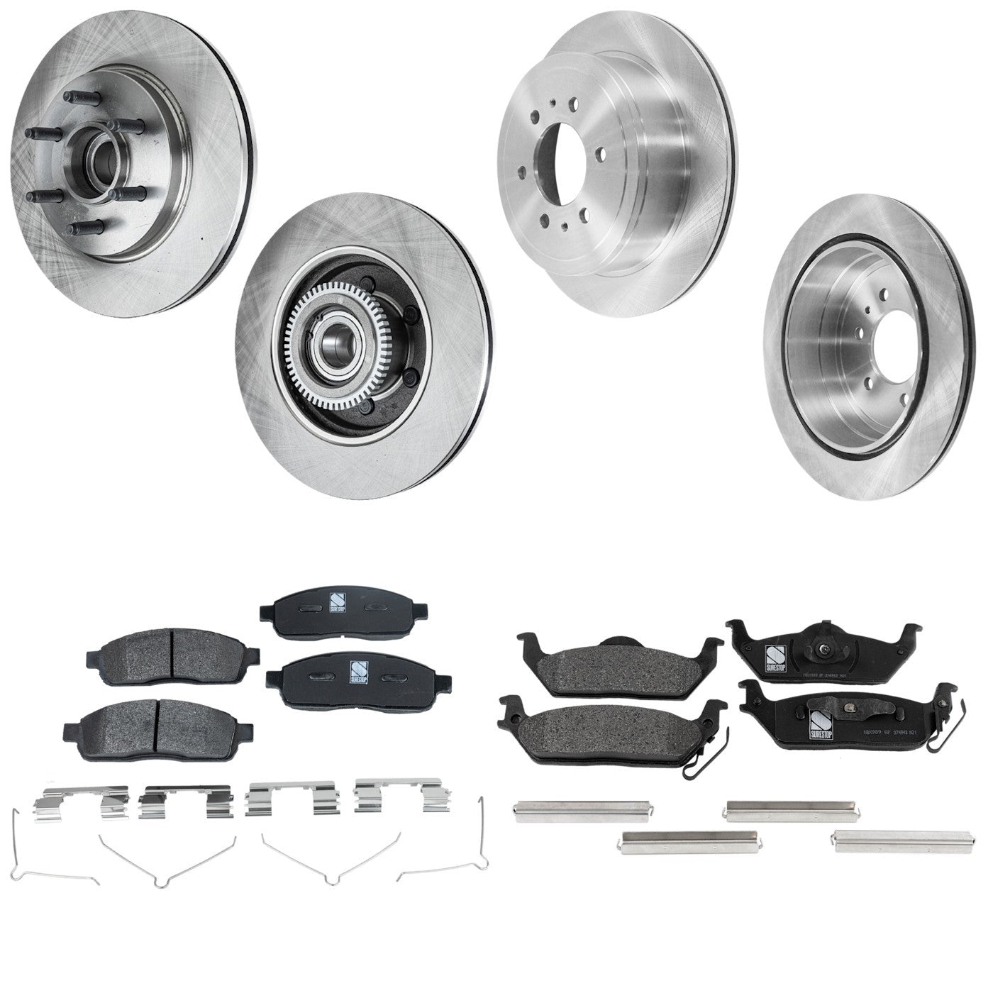 Disc Brake & Pad Kit for Ford F-150, Lincoln Mark LT (2004–2008)
