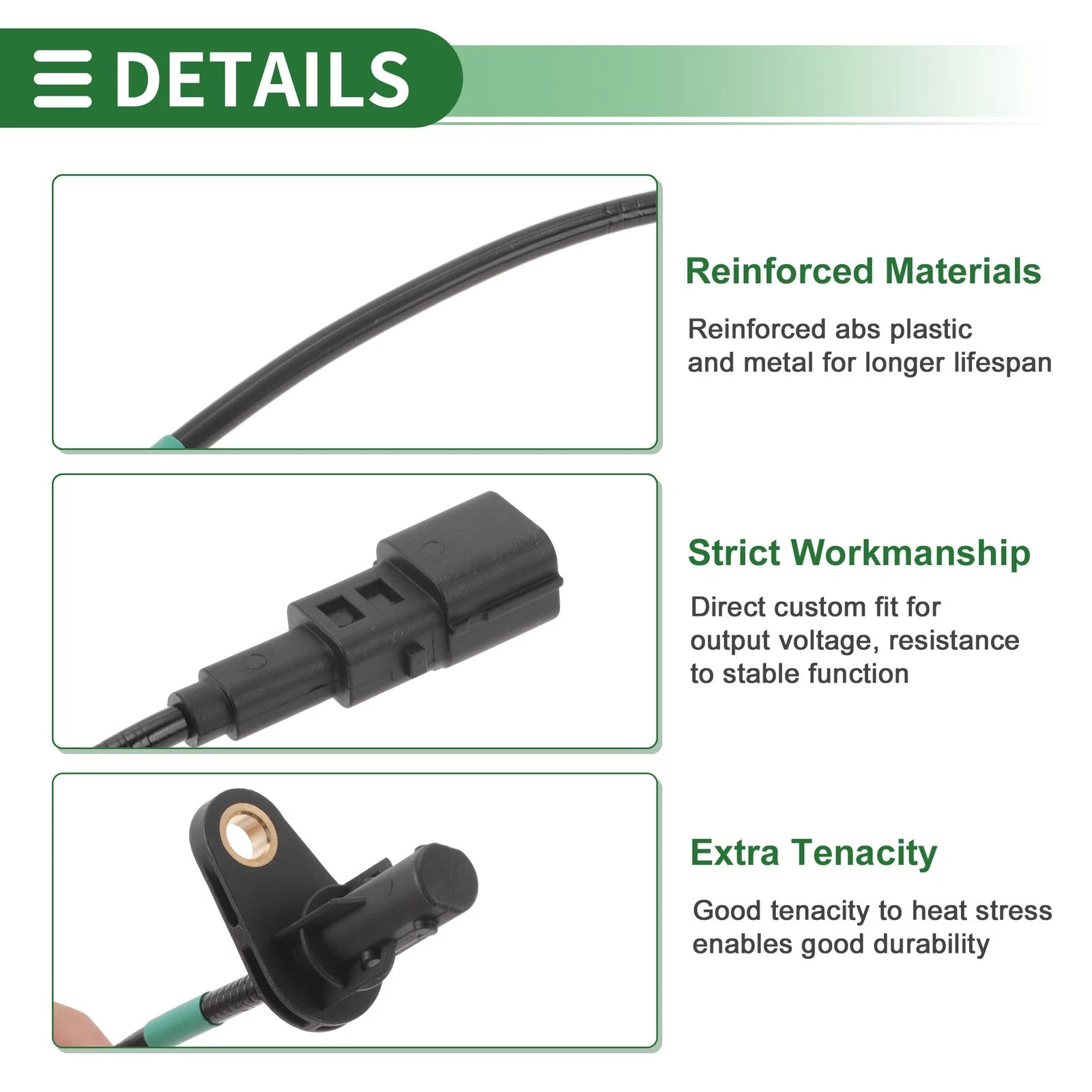 ABS Wheel Speed Sensor No. 59930J5050 for Kia Stinger (2019–2023) Rear Right