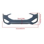 Front Upper Bumper Cover for Ford Edge (2019-2024)