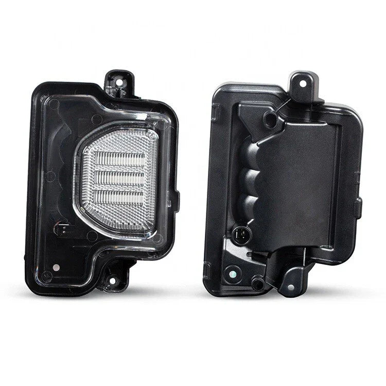 2x Clear Side Mirror Turn Signal Light for Jeep Wrangler JL (2018–2024)