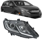 Halogen Headlight Assembly with LED DRL for Honda Odyssey (2018–2020)