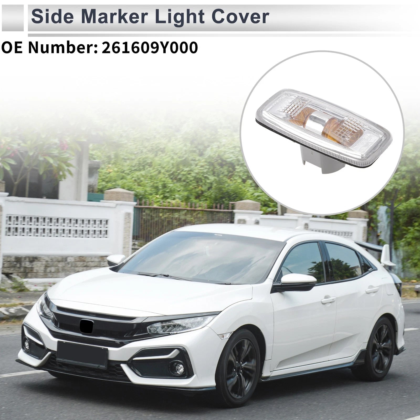 1pc Side Marker Light Cover for Nissan M35 (2006–2007) No. 261609Y000