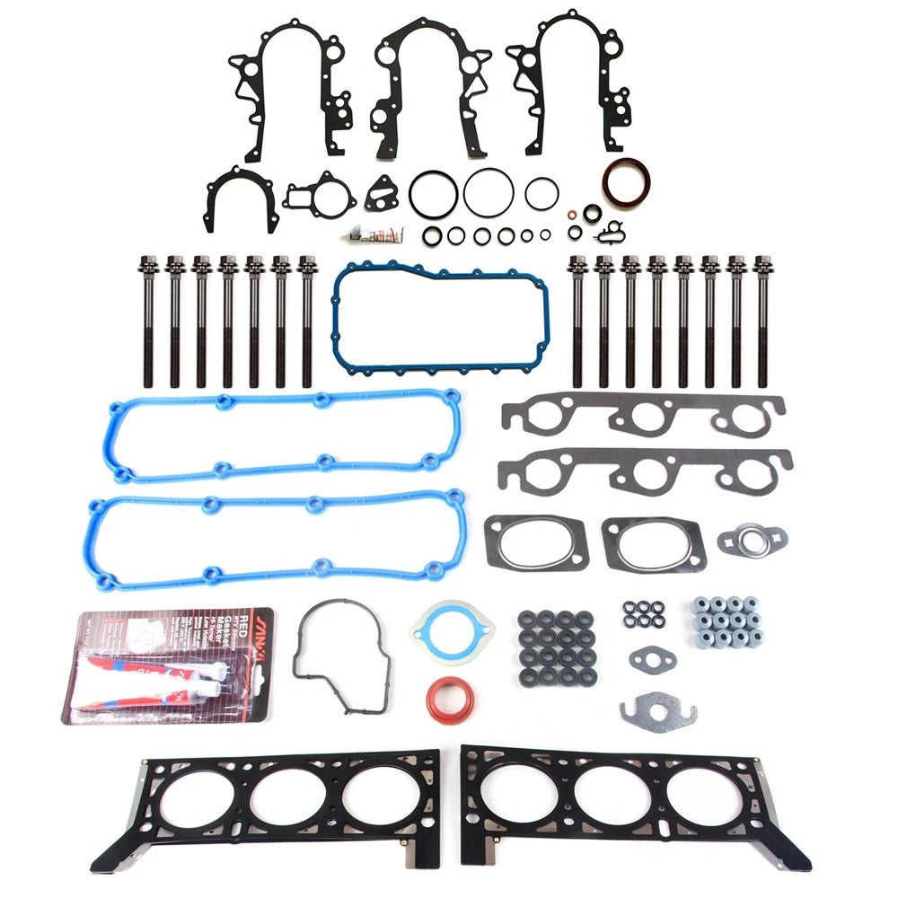 Full MLS Head Gasket Set w/Bolts for Chrysler Town & Country (2004–2007)