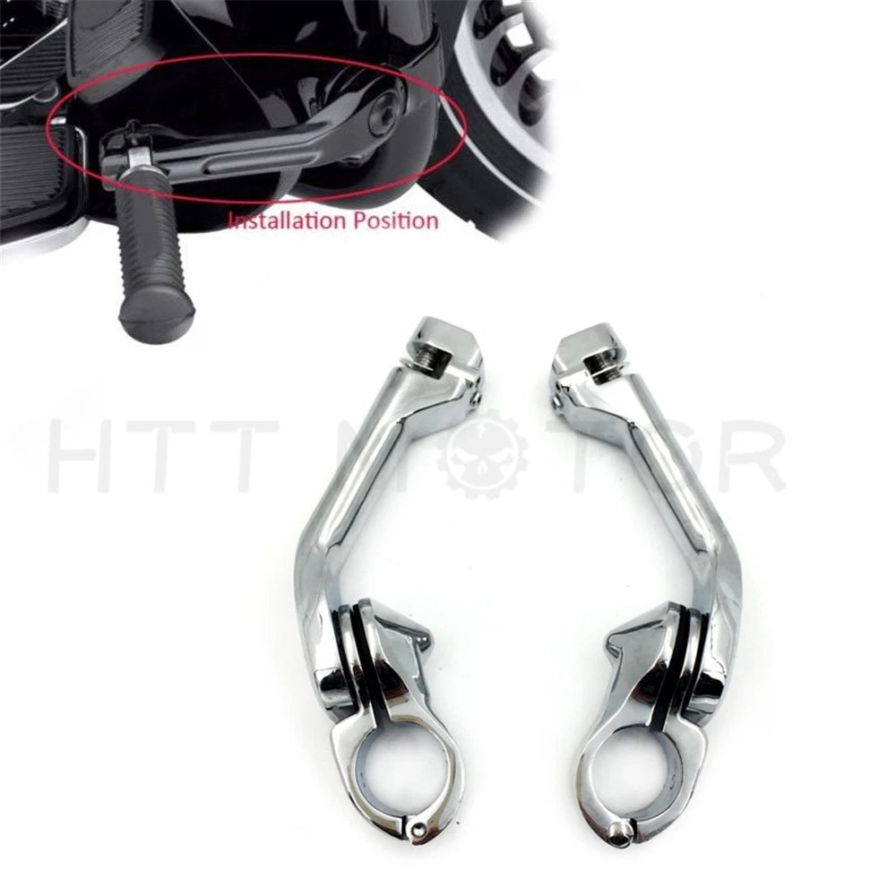 Chrome Foot Peg Mount Kit for Harley Davidson Street 500 XG500/750 (2015–2020)