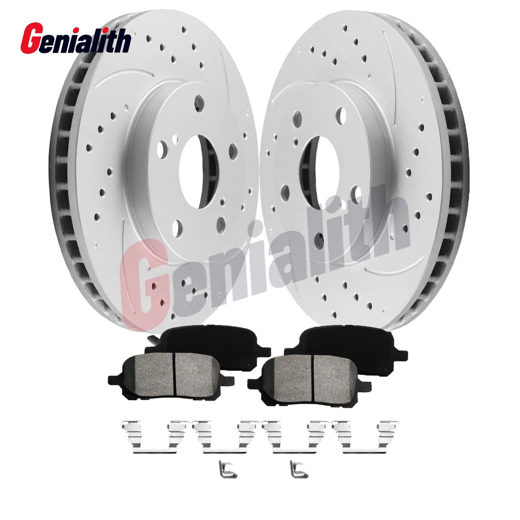 10.8in Front Rotors Brake Pads for Lexus ES300, Toyota Avalon, Camry, Solara (5LUGS)