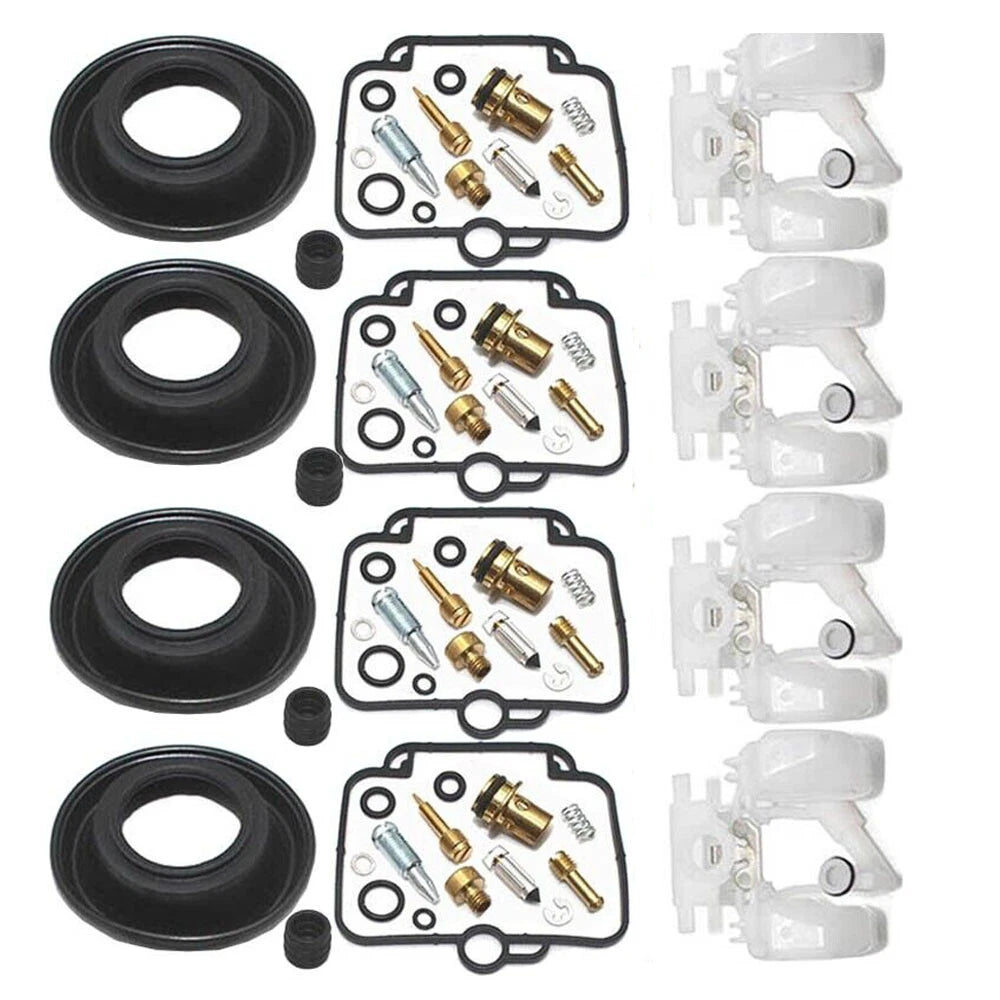 4X Carburetor Float Diaphragm Repair Kit for Suzuki GSXR1100W (1993–1998)