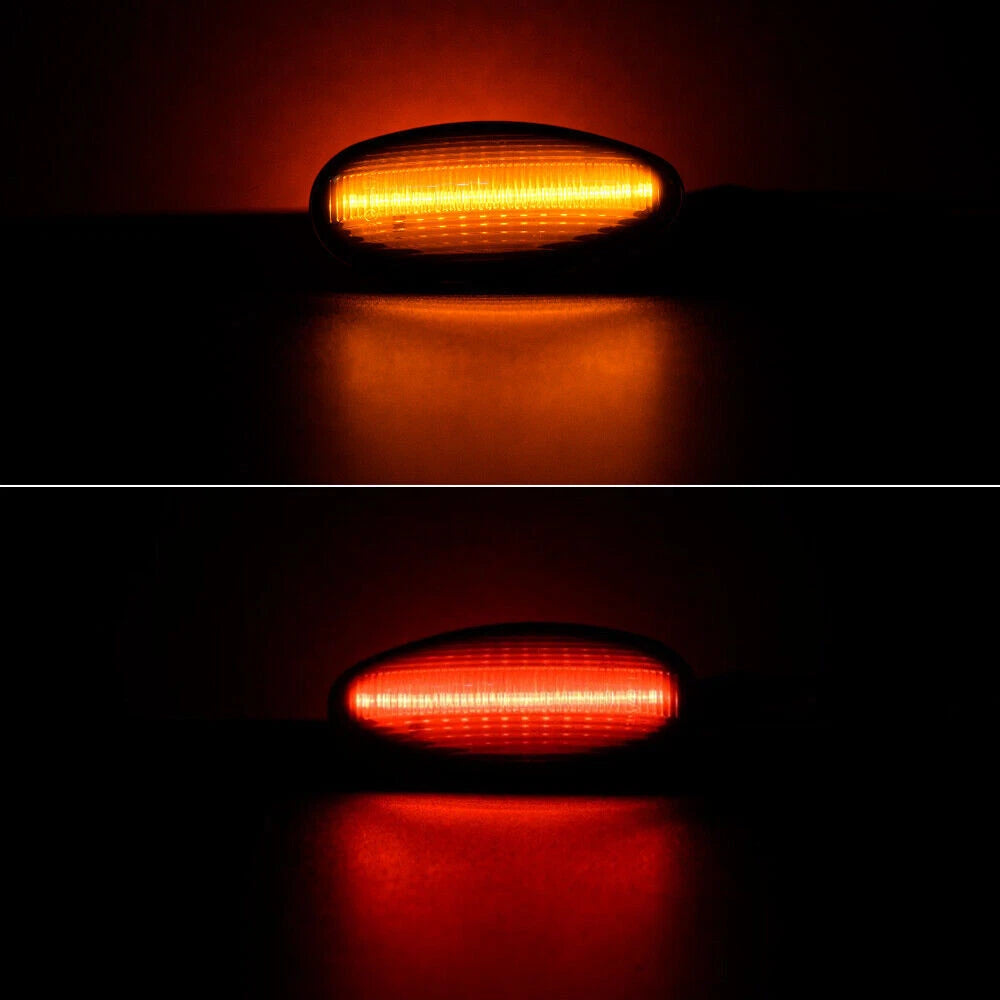 Set of 2 Side Marker Lights for Chevy Silverado GMC 2500HD 3500HD (2001–2014)