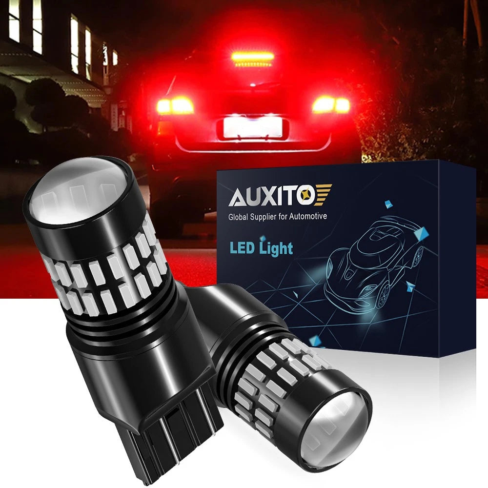2X LED Strobe Brake Tail Light Bulbs for Make Model