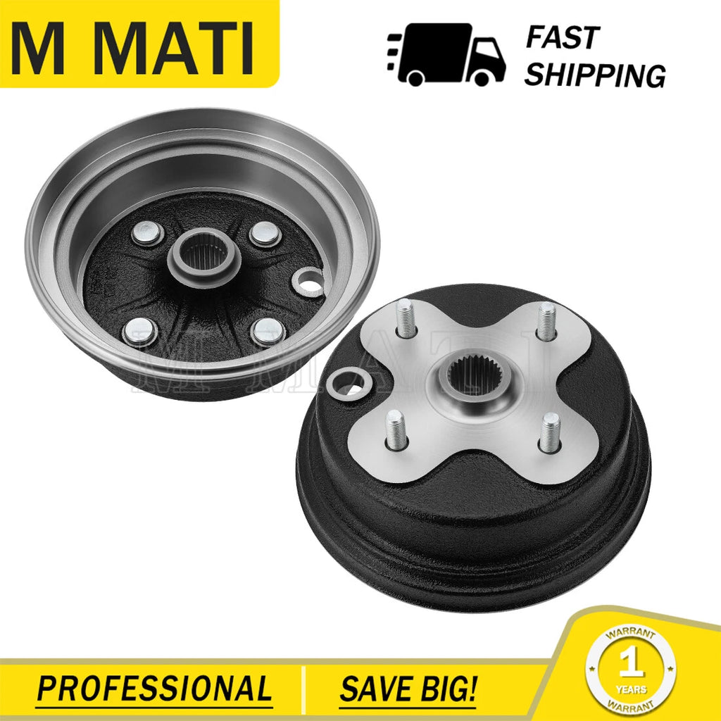 2X Front Wheel Brake Hub for Yamaha Kodiak 400 4WD (1993–1998)