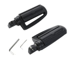 Footrest Pegs 10mm Matte Black for Harley XL883 1200 Sportster Street Glide
