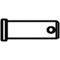 Check Chain Clevis Pin for MF 180 253 255 265 270 275 282 362 65 670 (195405M1)