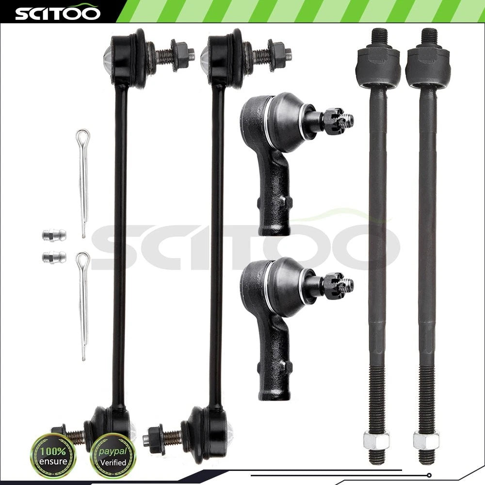 Front Tie Rod End & Sway Bar End Link Suspension Kit for Ford Focus (2000–2006)