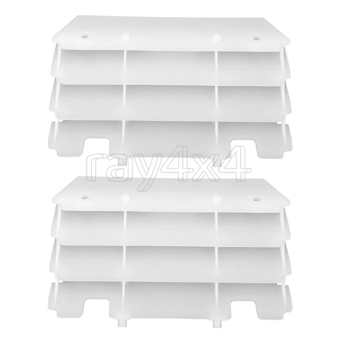 Set of 2 Radiator Shrouds Guards for Kawasaki KX125 KX250 (1997–2005) 14037-1310-RZ