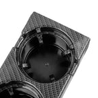 Car Center Console Cup Holder Carbon Fiber Pattern for BMW E46