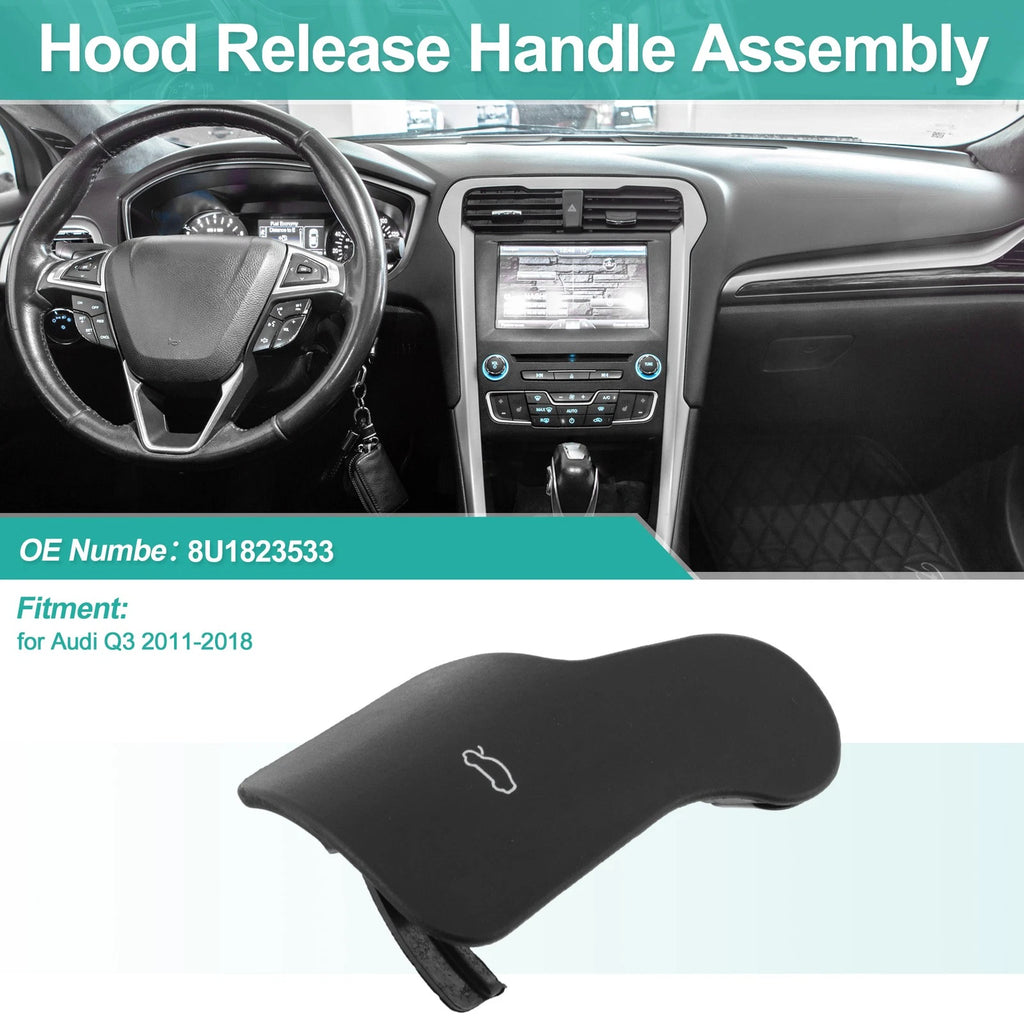Hood Latch Release Handle for Audi Q3 (2011–2018) No. 8U1823533