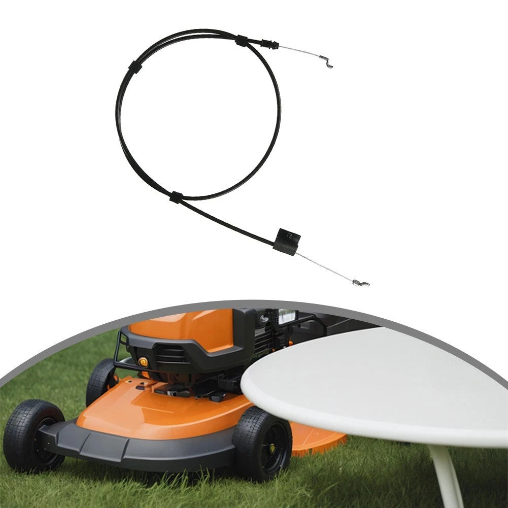 Engine Stop Cable for Lawn Mower (22 Inch) Replacement with Casing Clamp
