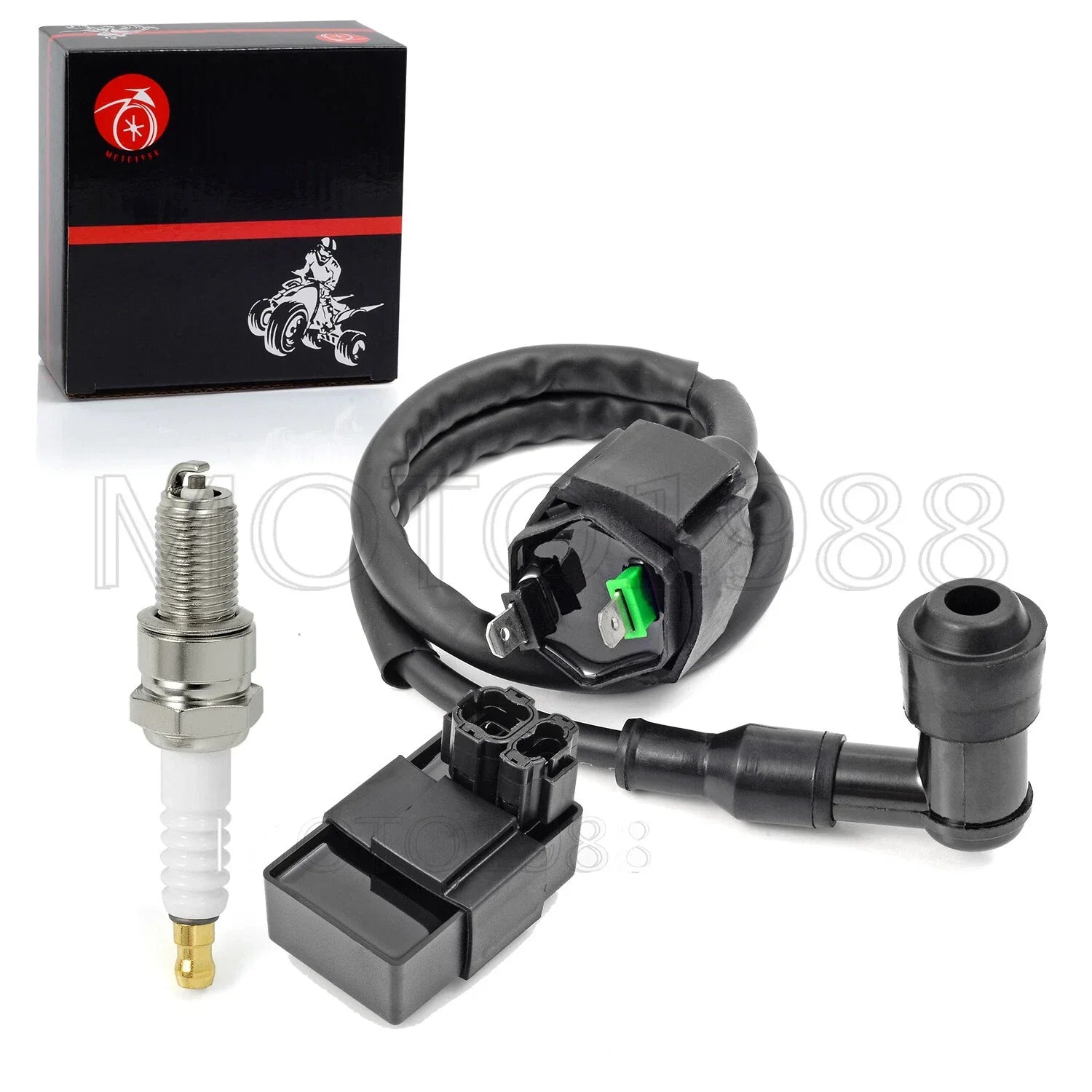 Ignition Coil CDI Spark Plug for Honda CRF80F (2004–2013)