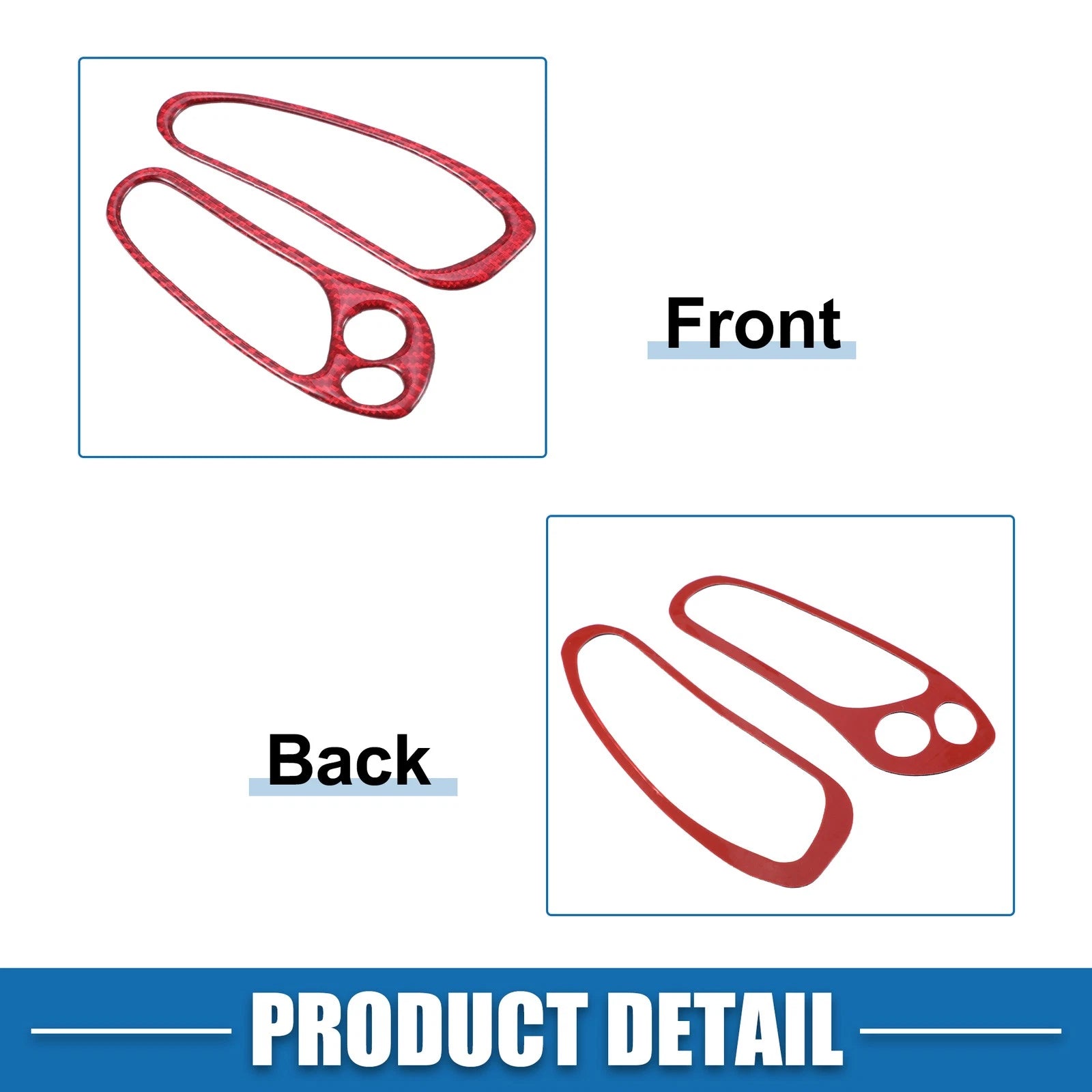 Set of 2 Speedometer Side Button Switch Covers for Chevy Corvette C5 (1997–2004) 718844597951