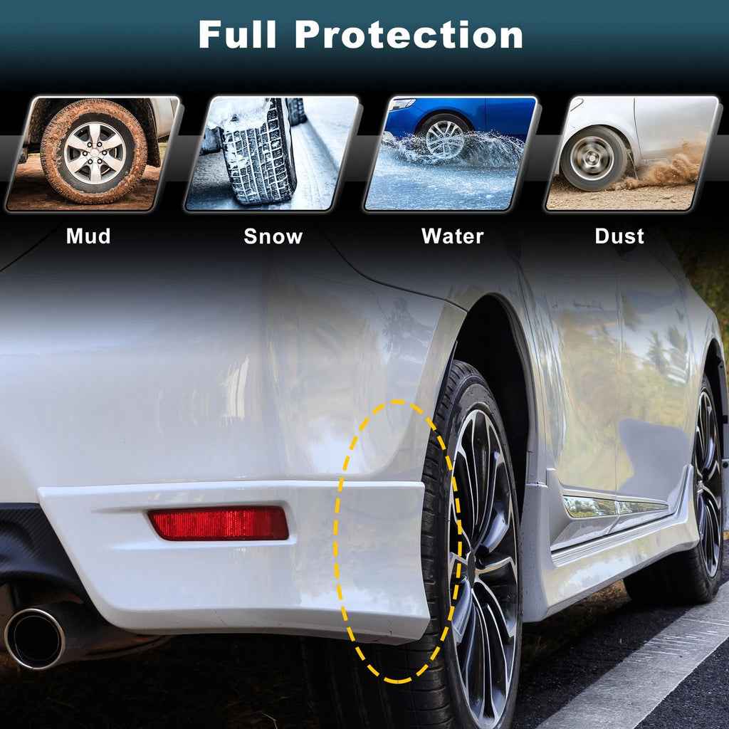 Mud Flaps Kit for Dodge Ram 1500 (2019–2024) No-Drill Splash Guards