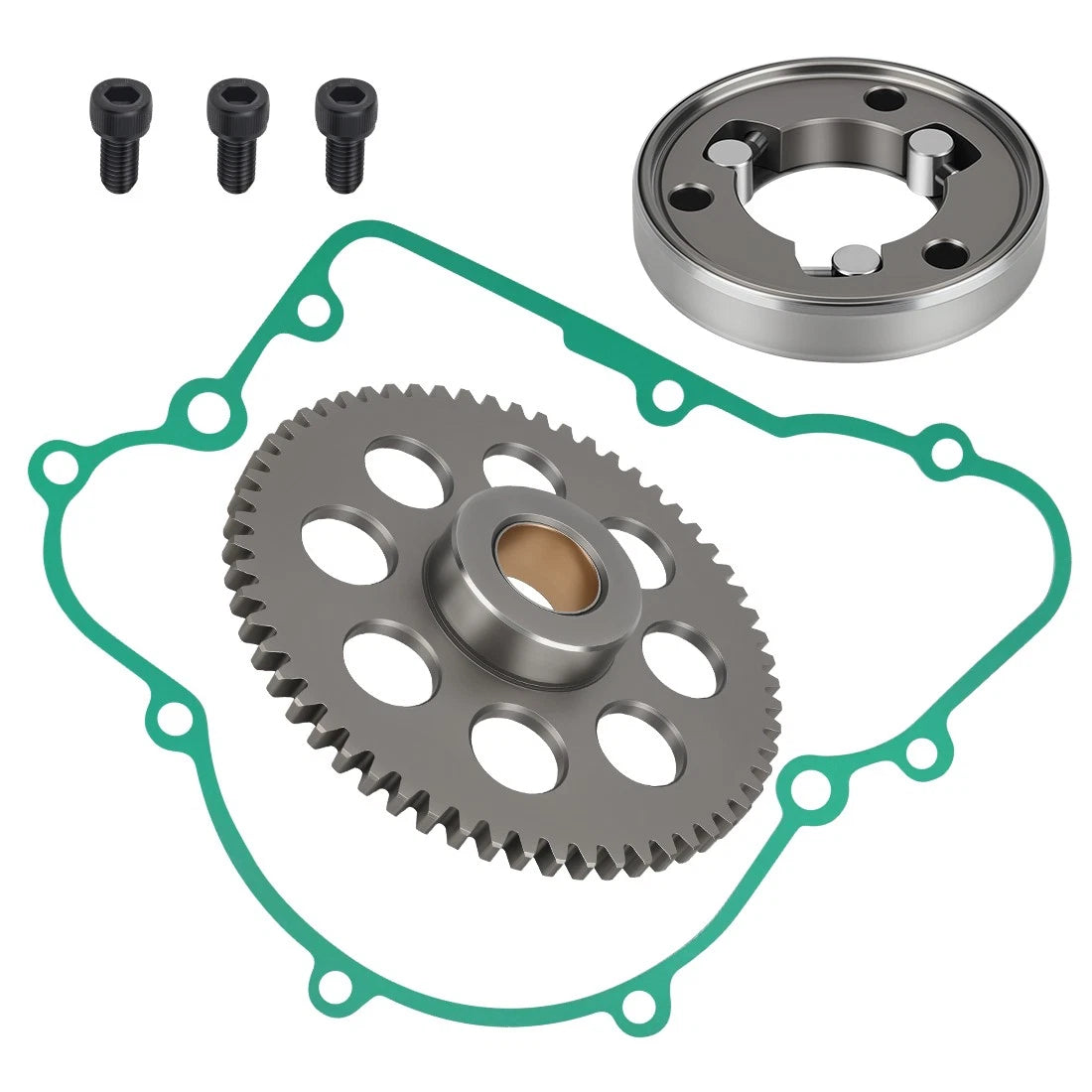 Starter Clutch Idler Gear Gasket Bolt for Kawasaki Bayou 220 250 (1990–2004)