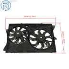 Radiator Condenser Fan Assembly W/ Module for Ford Flex (2010–2012)