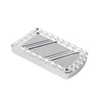 CNC Riot Brake Pedal Large Pad Cover for Harley Touring, Road King, Softail, Dyna