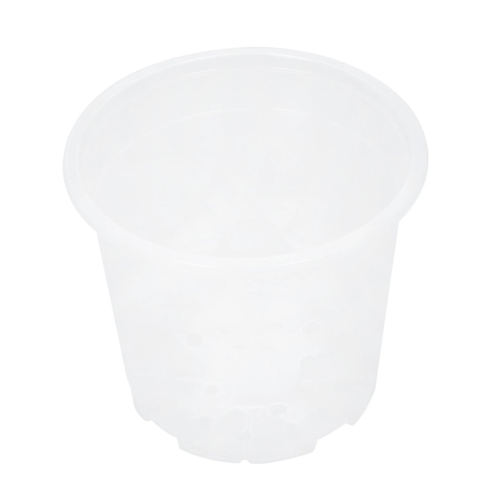 Set of 36 Reinforced Clear Nursery Pots for Plants and Flowers