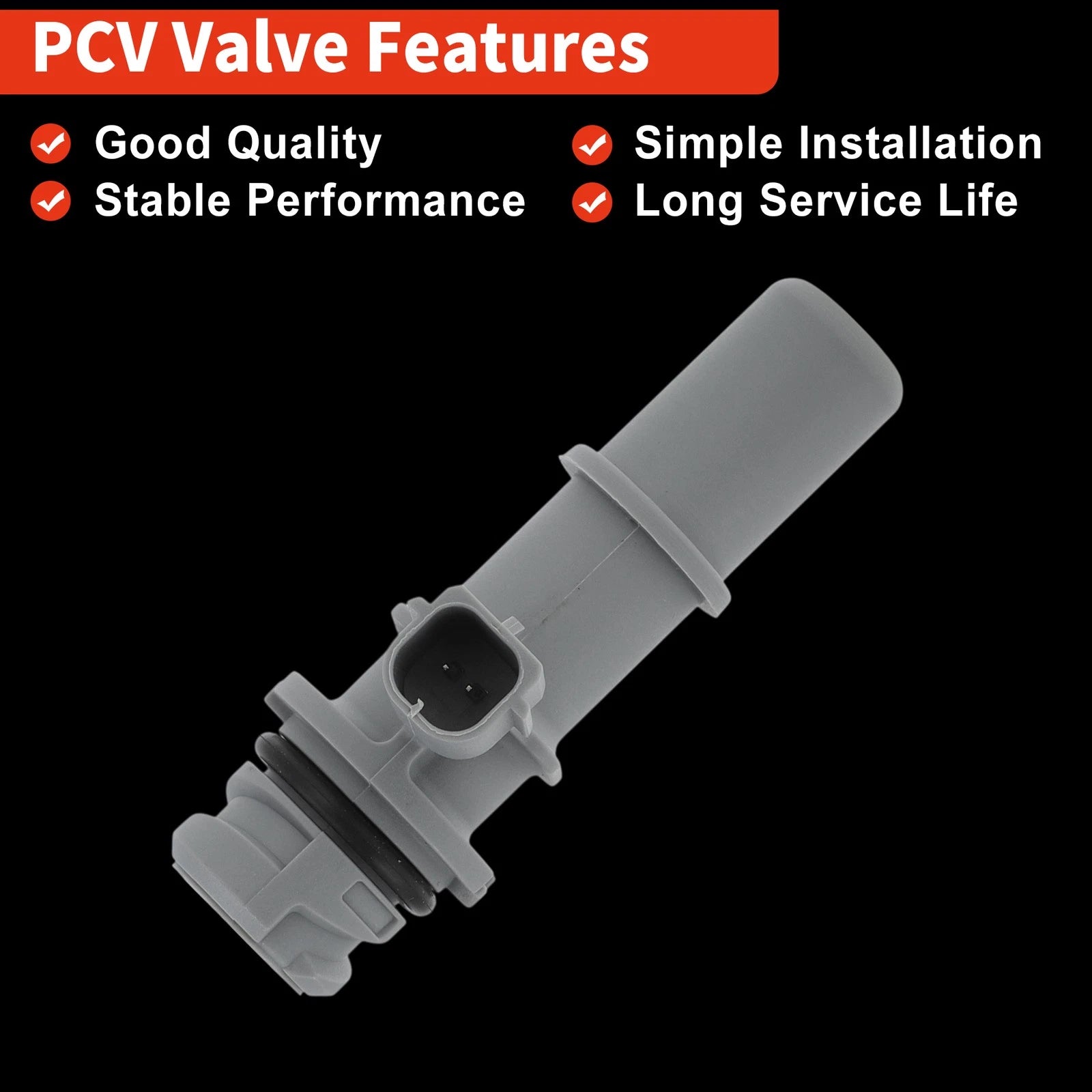PCV Valve for Ford F-150, Fusion, Lincoln Town Car, Mercury (No. 5L3Z6A666BA)