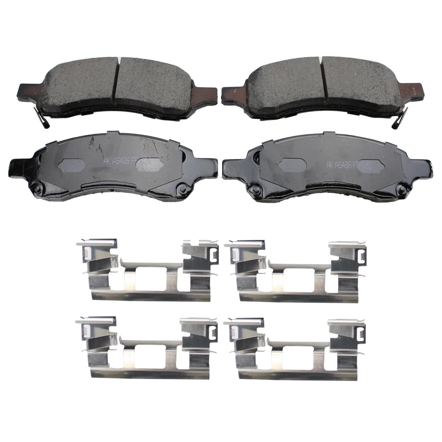 Front ProAct Disc Brake Pads for Buick Rainier, GMC Canyon, Saab 9-7x (2004–2009)