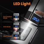 Portable Battery Booster with Air Pump and LED Light for Automotive
