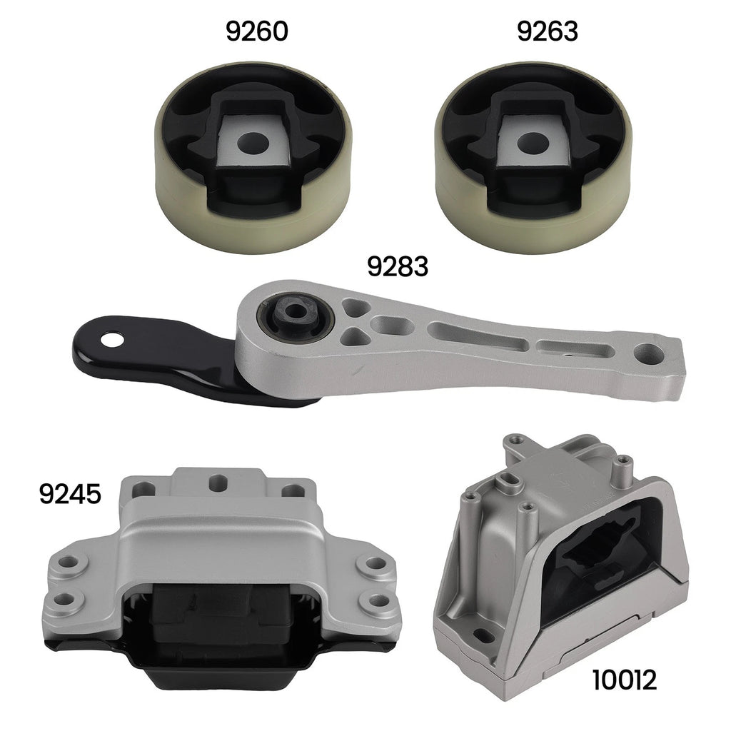 Complete Engine Mount Set for Volkswagen Jetta Rabbit L5 2.5L (2006–2010)