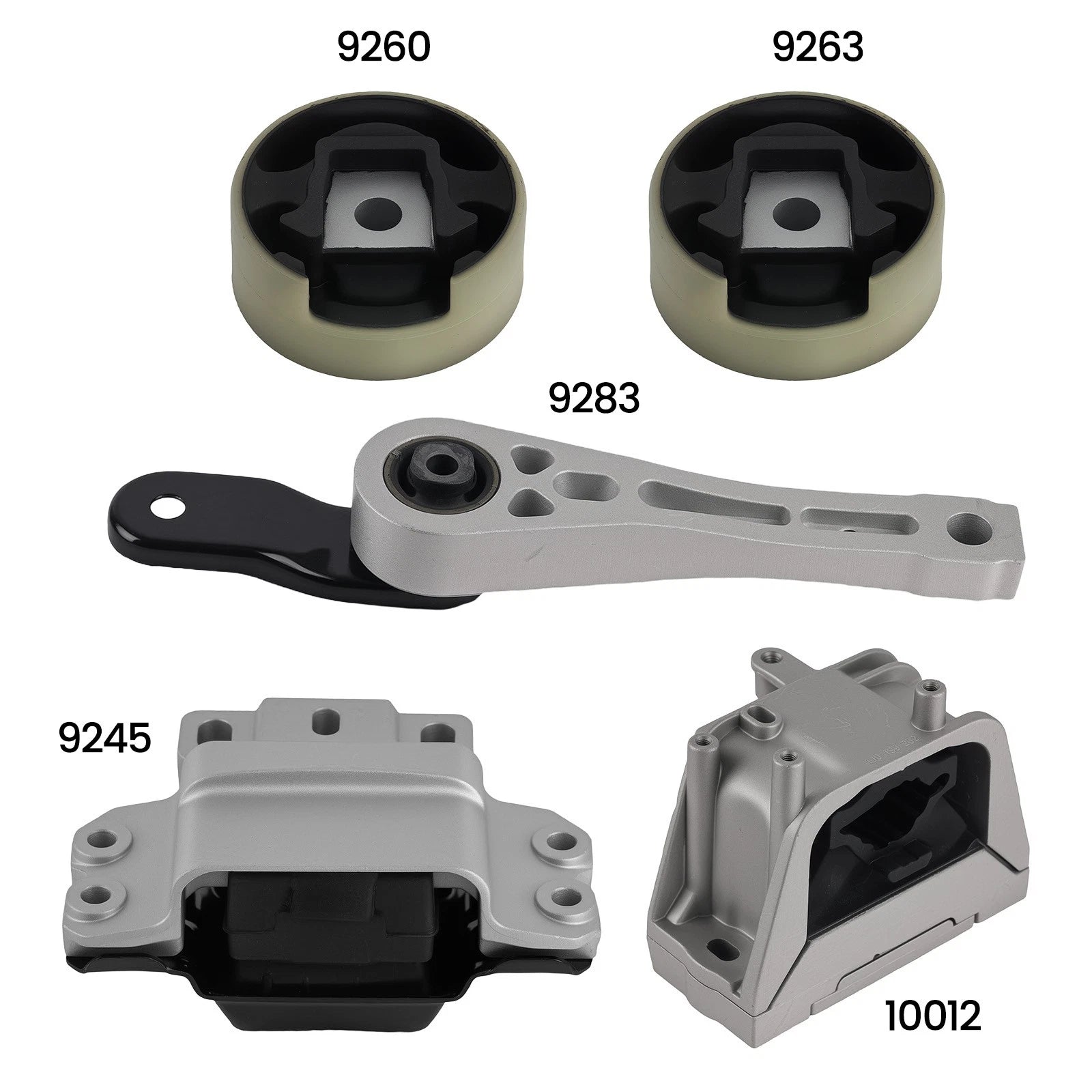Complete Engine Mount Set for Volkswagen Jetta Rabbit L5 2.5L (2006–2010)