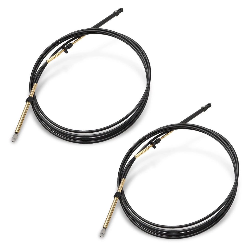 Set of 2 Throttle Shift Remote Control Cables for Johnson Evinrude OMC & BRP
