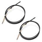 Set of 2 Throttle Shift Remote Control Cables for Johnson Evinrude OMC & BRP