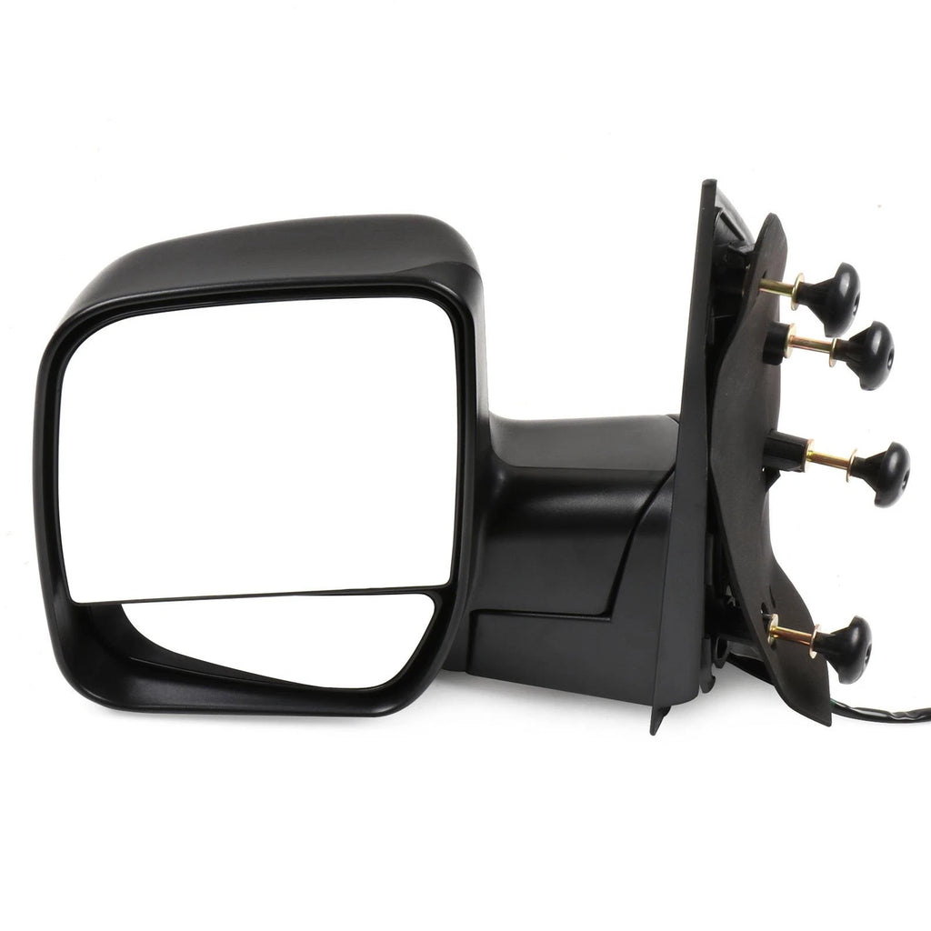 Driver Side Power Mirror for Ford Econoline (2003–2014) Manual Telescoping Black