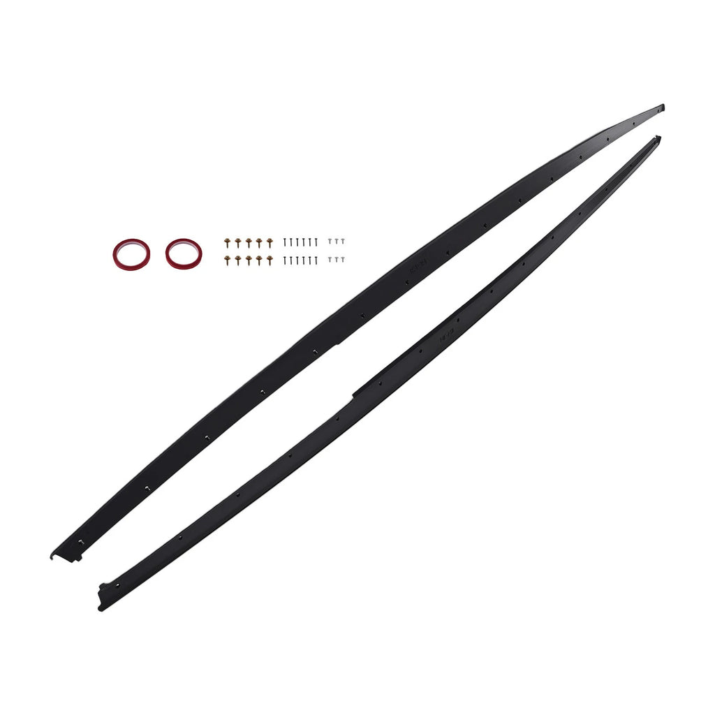 ABS Side Skirt Extension Panel for BMW 3-Series F30 F31 (2012–2018) Black