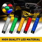 10pc White LED Underbody Rock Light for Jeep Truck ATV (12V)