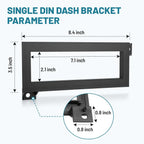 Single Din Radio Install Dash Mounting Bracket for Jeep Grand Cherokee (1996–1998)