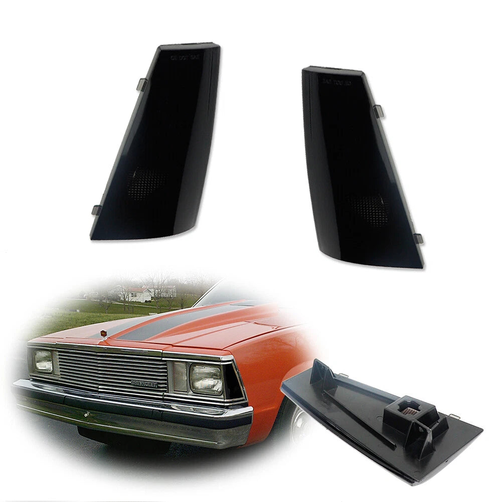 Front Side Marker Light Housings for Chevy El Camino & Malibu (1980–1981)